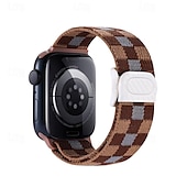 זול להקות Apple Watch-רצועת ספורט מותאם ל רצועת השעון של Apple Watch 38 מ&quot;מ 40 מ&quot;מ 41 מ&quot;מ 42 מ&quot;מ 44 מ&quot;מ 45 מ&quot;מ 49 מ&quot;מ אלסטי מתכוונן ניילון רצועת שעון חלופית ל iwatch Ultra 2 Series 9 8 7 SE 6 5 4 3 2 1