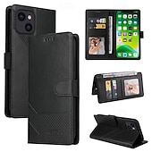 お買い得  iPhone用ケース-電話 ケース 用途 iPhone 15 Pro Max iPhone 14 13 12 11 Pro Max Plus Mini SE ウォレットカードケース 磁石バックル 全身保護 キックスタンド レトロ風 TPU PUレザー