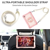 cheap Lenovo Cases-Tablet Case Cover For Lenovo M10 HD 2nd Gen 10.1&quot; TB-X306 Portable Handle 360° Rotation Armor PC Silicone