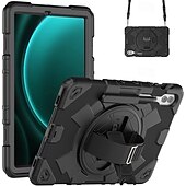 זול כיסוי טאבלט Samsung-לוּחַ כיסויים מכסים ל עבור Samsung Galaxy Tab A9 8.7&quot; S9 11 inch S9 Plus 12.4&quot; A9 Plus 11&quot; נייד ידית מחזיק עפרונות שִׁריוֹן PC סיליקון