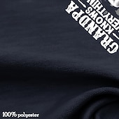  Herrarnas roliga farfar t-shirt - 'Farfar vet allt hittar på saker riktigt snabbt' grafisk t-shirt