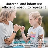 economico Repellenti per zanzare elettrici-Bracciale Repellente per Zanzare Ultrasuoni – Cintura Indossabile per Bambini Adulti e Neonati Ideale per Uso all&#039;Esterno