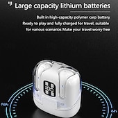 tanie Słuchawki bezprzewodowe True TWS-2 pary 4 paczki bezprzewodowych słuchawek Bluetooth 5.3 dousznych 68ms niskie opóźnienie 13mm przetwornik HIFI słuchawki 4 mikrofony ENC HD połączenia półdouszne