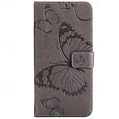 お買い得  iPhone用ケース-iPhone 16e用の電話ケース iPhone 16 iPhone 15 Pro Max iPhone 14 13 12 11 Pro Max Plus Mini SE 財布ケース 磁石フルボディ保護 ウォレットストラップ バタフライ TPU PUレザー
