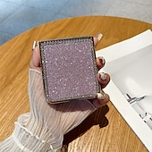 cheap Samsung Cases-Phone Case For Samsung Galaxy Z Flip 6 Z Flip 5 Back Cover Bling Glitter Shiny Shockproof PC