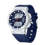 cheap Digital Watches-SANDA Men Digital Watch Fashion Casual Business Wristwatch Luminous Stopwatch Countdown Calendar TPU Watch
