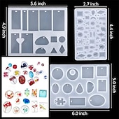 preiswerte Artikel zum Stressabbau-Kristall-Tropfer-Form, Armband-Anhänger, Schmuck-Silikonform, Set mit DIY-Tropfer-Form