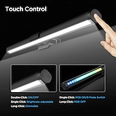 ieftine lumina dulapului-lumina monitorului lumina pentru jocuri cu usb lumina de interior cu LED pentru computer, lumina ambientala rgb fantasy color, control tactil reglare continua, protejeaza-ti ochii, economiseste