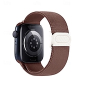 זול להקות Apple Watch-רצועת ספורט מותאם ל רצועת השעון של Apple Watch 38 מ&quot;מ 40 מ&quot;מ 41 מ&quot;מ 42 מ&quot;מ 44 מ&quot;מ 45 מ&quot;מ 49 מ&quot;מ אלסטי מתכוונן ניילון רצועת שעון חלופית ל iwatch Ultra 2 Series 9 8 7 SE 6 5 4 3 2 1