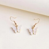 economico Orecchini-1 paio Orecchini pendenti For Per donna Compleanno Da sera Lega geometrico Moda Con animale