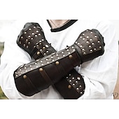 halpa Haarniska-Keskiaika Renessanssi Steampunk Cosplay-Asut Aseet ja haarniskat Naamiaisasu Soturi Viikinki Ristiretki Jousiammunta Naamiaispuku Miesten Naisten Viikinki Halloween Naamiaiset Suoritus Näyttämö LARP