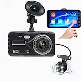 cheap Car DVR-Hd Front and Rear Dual Recording Touch Screen DVR Large Angle 24 Hours 1080P Tachograph