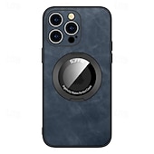 halpa iPhone-kotelot-puhelin Etui Käyttötarkoitus iPhone 16 15 14 Pro Max Plus 15 14 Pro Max 13 12 11 Pro Max Takakuori Tuella Tukee langatonta latausta Iskunkestävä TPU PU-nahka