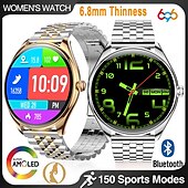 お買い得  スマートウォッチ-696 MT55 スマートウォッチ 1.43 インチ スマート·ウォッチ ブルートゥース ECG + PPG 歩数計 着信通知 と互換性があります Android iOS 女性 男性 ハンドフリーコール メッセージ受信通知 IP 67 46mmの時計ケース