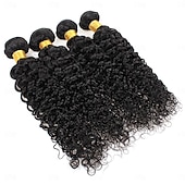 cheap 3 Bundles Human Hair Weaves-Kinky Curly Bundles 100% Human Hair 9A Raw Hair Brazilian Bundles Original Human Hair On Promotion Human Natural Hair Extension