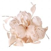 billige Bryllupshodeplagg-pannebånd fascinators hodeplagg fjær floppy lue topp hatt bryllup teselskap elegant bryllup med bowknot hodeplagg hodeplagg