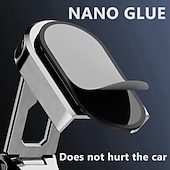 cheap Car Holder-Phone Mount for Car Windshield Rotatable Foldable Magnetic Phone Holder for Car Dashboard Car Truck Compatible with All Mobile Phone Phone Accessory