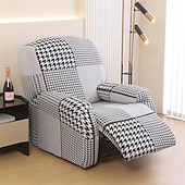 baratos Cobertura de Sofa-capa de sofá reclinável antiderrapante com tudo incluído massagem preguiçoso menino único assento capa de sofá durável poltrona capa protetora elástica para sala de estar ou móveis de escritório