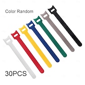 cheap Storage &amp; Organization-30pcs Cable Organizer - Reusable Self-Gripping Cable Ties for Charger Management, Wire Bundling, Storage, Suitable for Home, Office, Desk Cable Organization