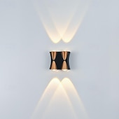 economico Lampade LED da parete-lampada da parete a led 2/3/4/5 teste esterno impermeabile in vetro alluminio 90 cm moderno creativo luce bianca calda corridoio balcone ip65 85-265 v