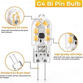 Недорогие Светодиодные двухконтактные лампы-G4 светодиодная лампа переменного тока/постоянного тока 12 В 220 В g4 jc с двухконтактным цоколем 20 Вт галогенная лампа для замены лампочки для вытяжки под шкафом, плита, люстра и настенные бра, 5