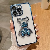 levne Pouzdra pro iPhone-telefon Carcasă Pro iPhone 15 Pro Max Plus iPhone 14 13 12 11 Pro Max Plus Zadní kryt Průhledné Nárazuvzdorné Medvěd TPU