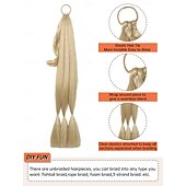 cheap Ponytails-Extension Jumbo Box Braids Synthetic Hair Braiding Hair 2pcs / pack
