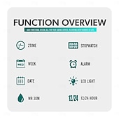 abordables Relojes digitales-Reloj Electrónico LED de Acero Inoxidable Completo para Hombre SKMEI Lujo de Doble Hora Cronógrafo Digital Reloj Deportivo Impermeable