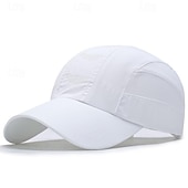 お買い得  メンズ ベースボールキャップ-男性用 ベースボールキャップ 日よけ帽 トラッカーハット ブラック ホワイト ポリエステル ファッション カジュアル ストリート 日常 レタード 調整可能 サンスクリーン 高通気性