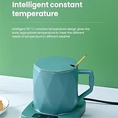 economico Giochi innovativi-tappetino per tazza elettrico temperatura costante sottobicchiere caldo intelligente riscaldamento rapido riscaldatore per tazza scaldino ufficio regalo per ufficio a casa a basso consumo