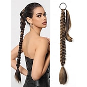 cheap Ponytails-Extension Jumbo Box Braids Synthetic Hair Braiding Hair 2pcs / pack