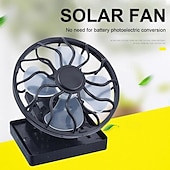 お買い得  携帯扇風機-ソーラー駆動クリップオンファン – 山キャンプや帽子に取り付けて使うミニ冷却ファン、夏用