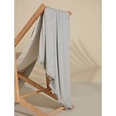 baratos Coleção de elite-cobertor de resfriamento de verão, cobertor de resfriamento confortável e respirável, cobertor macio para escritório em casa, roupa de cama confortável, acessórios de quarto presente para o verão, presentes para homens 82% viscose derivada de bambu
