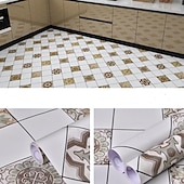 cheap Wallpaper-Anti Slip Flooring For Kitchen And Bathroom Thickened Balcony Flooring Wallpaper Self-Adhesive Waterproof PorcelainBrick Sticker 3 Meters