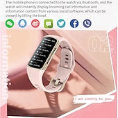 お買い得  スマートブレスレット-696 H28 スマートウォッチ 1.58 インチ スマートブレスレット ブルートゥース ECG + PPG 歩数計 着信通知 と互換性があります Android iOS 女性 男性 ハンドフリーコール メッセージ受信通知 IP 67 25mmウォッチケース