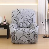 baratos Cobertura de Sofa-capa de sofá reclinável antiderrapante com tudo incluído massagem preguiçoso menino único assento capa de sofá durável poltrona capa protetora elástica para sala de estar ou móveis de escritório