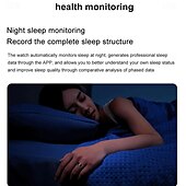 baratos Smartwatch-696 Smart Watch 3 polegadas Bluetooth Pedometer Lembrete de Chamada Monitor de Sono Monitor de Frequência Cardíaca Oxigênio no Sangue Compatível com Android iOS IP68 Monitor de Frequência Cardíaca