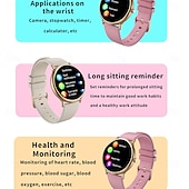 cheap Smartwatch-696 Y86 Smart Watch 1.43 inch Smartwatch Fitness Running Watch Bluetooth ECG+PPG Pedometer Call Reminder Compatible with Android iOS Women Men Hands-Free Calls Message Reminder IP 67 42mm Watch Case