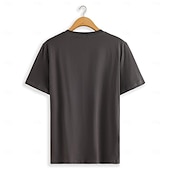 billiga Herrarnas Elite T-shirts och linnen-Herr T-shirt T-tröja Kort ärm V-hals Sommar Slät Mode Designer Klassisk Semester Gata Utekväll Svart Vit Blå Topp t-shirt för män