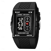 abordables Relojes digitales-Reloj Digital SKMEI para Hombre Reloj Casual de Moda Reloj Luminiscente con Cronómetro Reloj Alarma Pantalla de Fecha y Semana Reloj TPU