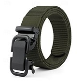 Men's Belt Nylon Belt Outdoor Belt Waist Belt Black Navy Blue Nylon Adjustable Heavy-Duty Plain Outdoor Daily 17