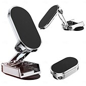 cheap Car Holder-Phone Mount for Car Windshield Rotatable Foldable Magnetic Phone Holder for Car Dashboard Car Truck Compatible with All Mobile Phone Phone Accessory