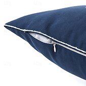 billiga Kuddfodral-broderat hav dekorativt slängkuddsöverdrag 1 st mjukt fyrkantigt kuddfodral örngott för sovrum vardagsrum soffa soffstol