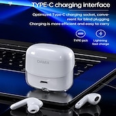 tanie Słuchawki bezprzewodowe True TWS-2 pary 4 paczki bezprzewodowych słuchawek Bluetooth 5.3 dousznych 68ms niskie opóźnienie 13mm przetwornik HIFI słuchawki 4 mikrofony ENC HD połączenia półdouszne