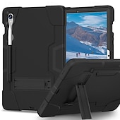 Недорогие Чехлы для планшетов Samsung-Таблетка Чехлы панели Назначение Samsung Galaxy Tab A9 8.7&quot; S9 11 inch S9 Plus 12.4&quot; A8 10.5&#039;&#039; А7 Лайт 8.7&#039;&#039; A7 8,4 дюйма A 8.0&quot; A9 Plus 11&quot; Ручка с регулируемой подставкой Защита от удара ПК Силикон