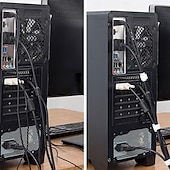 cheap Storage &amp; Organization-30pcs Cable Organizer - Reusable Self-Gripping Cable Ties for Charger Management, Wire Bundling, Storage, Suitable for Home, Office, Desk Cable Organization