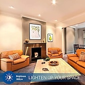Χαμηλού Κόστους LED Σποτάκια-gu10 λαμπάκια led μη ρυθμιζόμενα 3000k ζεστό φως 5w λαμπάκια led για κουζίνα κουκούλα σαλόνι υπνοδωμάτιο χωνευτός φωτισμός πίστας 10 τμχ