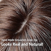 cheap Synthetic Trendy Wigs-Layered Wigs for Women Synthetic Wig Wigs with Bangs Synthetic Long Hair Blonde Black Brown Dark Brown Light Brown