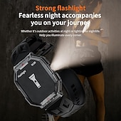 abordables Relojes inteligentes-LOKMAT OCEAN 3 PRO Reloj inteligente 2.1 pulgada Smartwatch Reloj elegante Bluetooth Podómetro Recordatorio de Llamadas Seguimiento de Actividad Compatible con Android iOS Mujer Hombre Larga espera