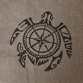 halpa Klassinen-Miesten Paita pellava paita Rantapaita Havaiji paita Kilpikonna ulko- Loma Keltainen Rubiini Sininen Apila Lyhythihainen Stand-kaula-aukko Kesä Kevät Vaatetus Painettu